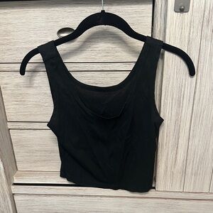 Black Sleeveless Women's Top
